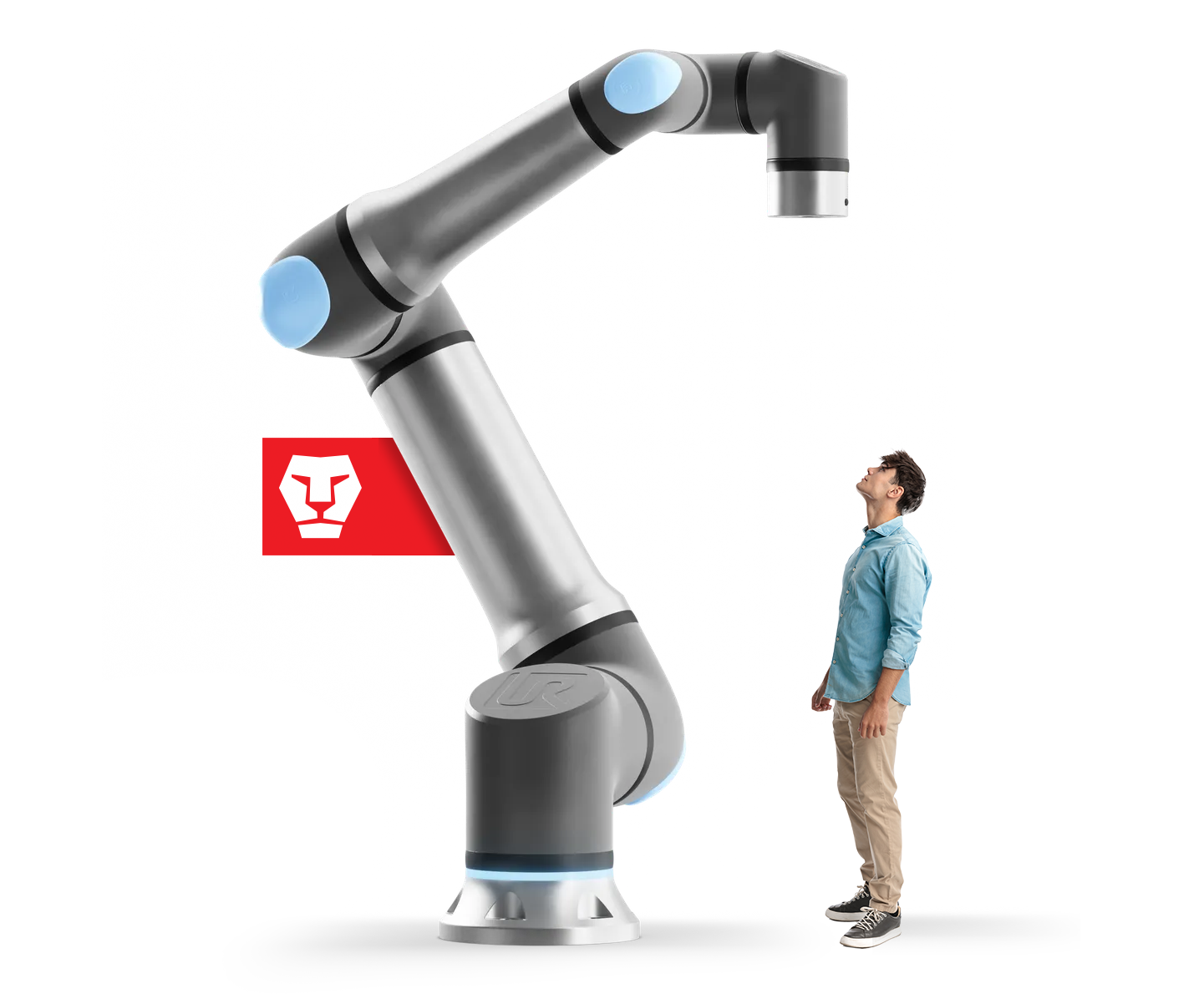 Kolaboratívny robot s operátorom — Stimba