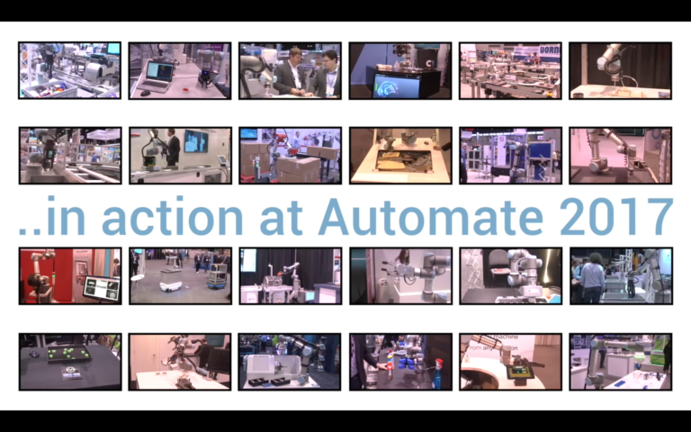 24 stánkov s UR na Automate Chicago – video