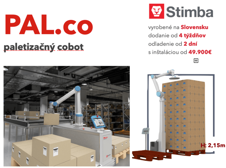 Paletizačný cobot PAL.co už od 49.900€